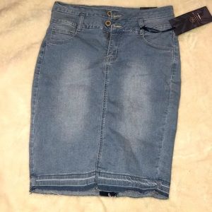 Jean high wasted skirt